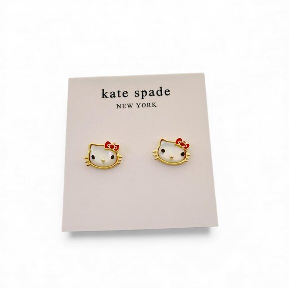 Kate Spade Hello Kitty Stud Earrings - Picture 4 of 4